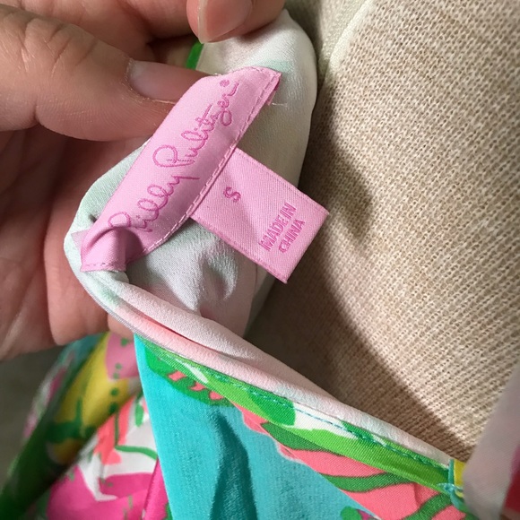 Lilly Pulitzer “Big Flirt” Floral Maisy Dress Sz S - Picture 5 of 5